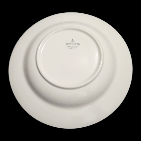 Homer Laughlin 8.5" Soup Bowls Set of 4 – Floral Pattern Gold Trim USA - Picture 5 of 6